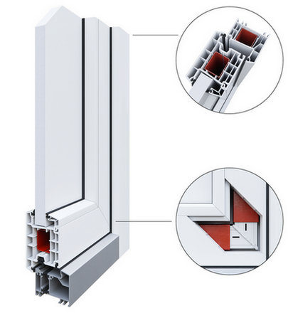 Входные двери из профиля ПВХ